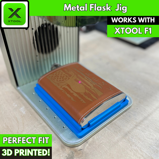 Flask Jig- xTool F1 3D Printed Jig
