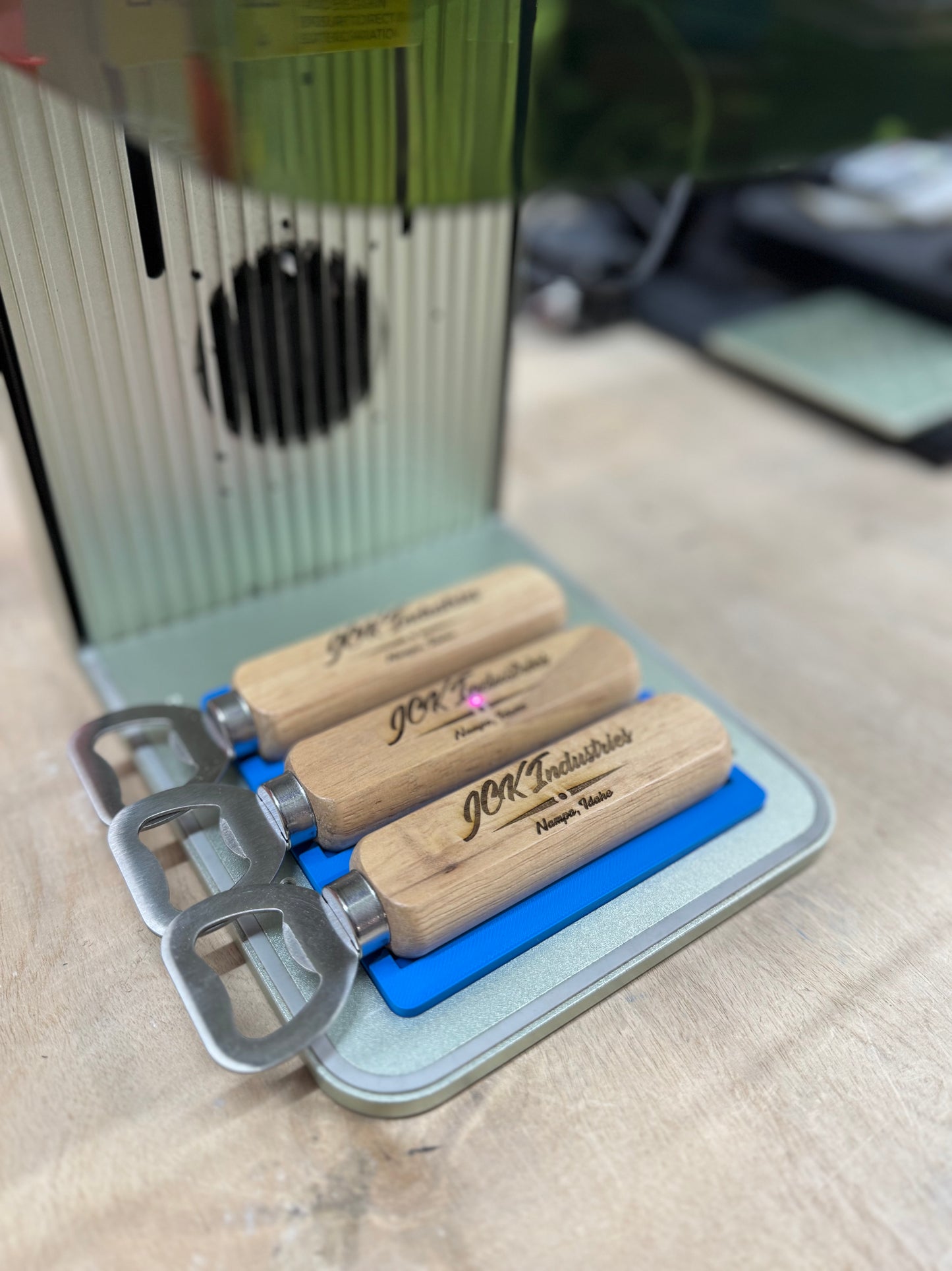Bottle Opener Jig- xTool F1 3D Printed Jig