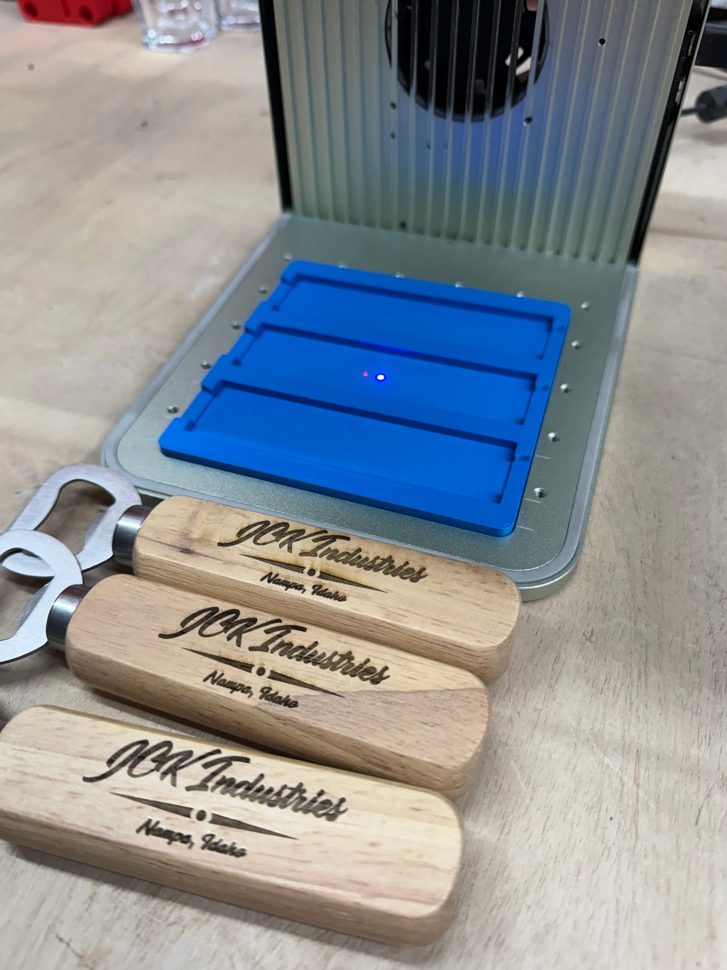 Bottle Opener Jig- xTool F1 3D Printed Jig