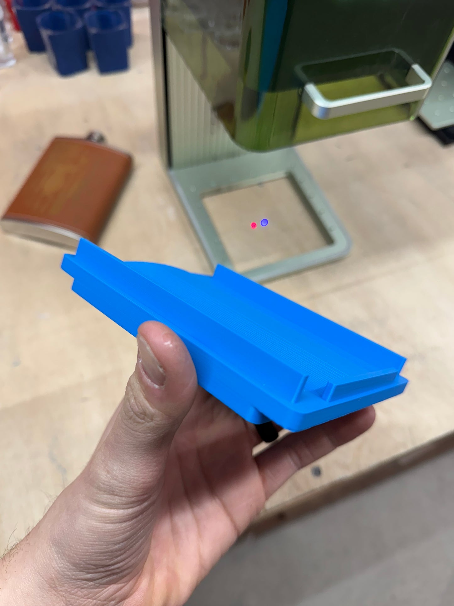 Flask Jig- xTool F1 3D Printed Jig