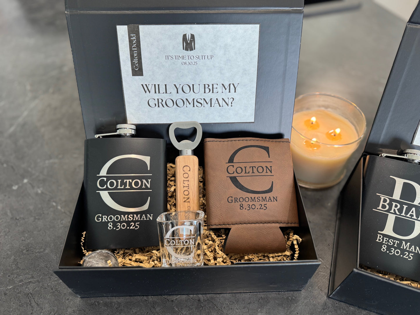 Groomsmen Proposal Box- Customizable