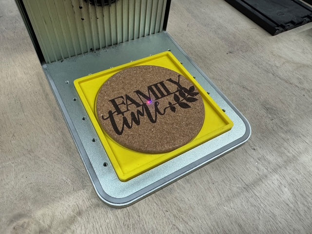 4" Coaster Laser Jig- xTool F1 3D Printed Jig