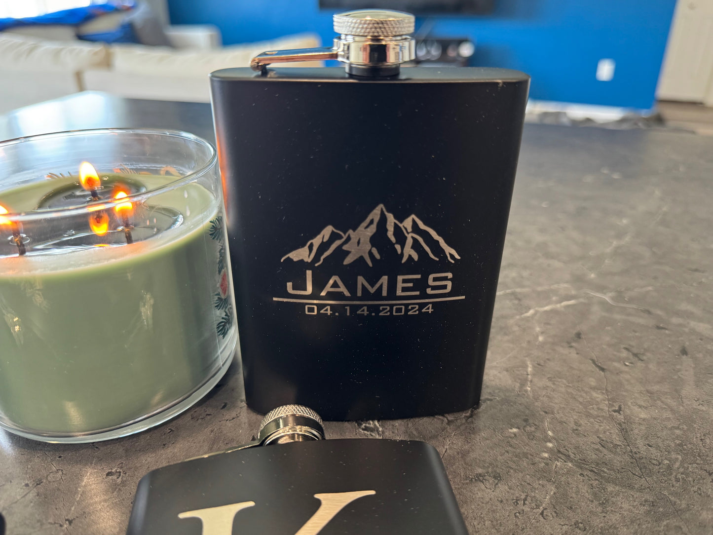 Custom Laser Engraved Metal Flasks β Personalized Groomsmen & Dad Gifts