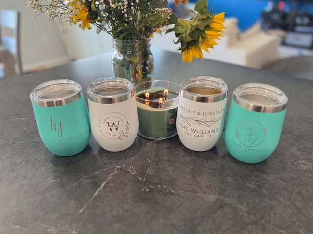 Personalized Wine Tumbler- Custom Engraved Gifts