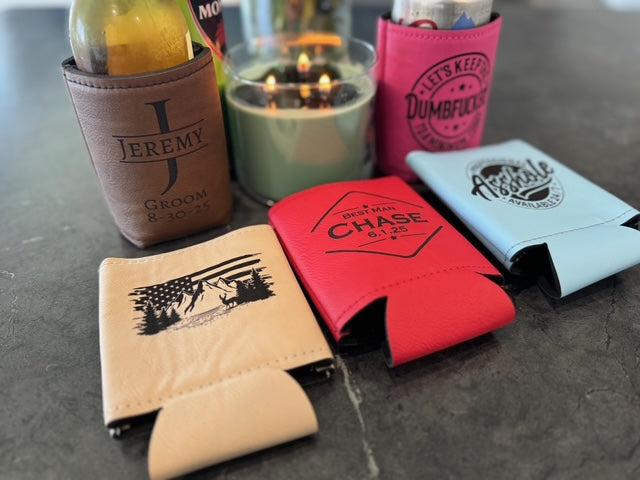 Personalized Drink Koozie- Custom Engraved Gifts