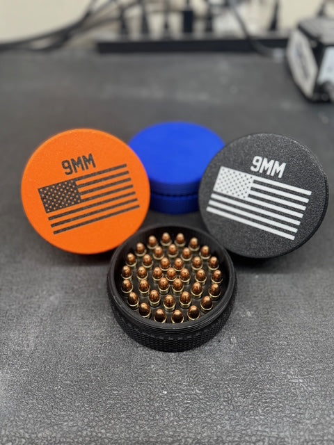 9mm Ammo Holder- 3D Printed Stackable Organizer