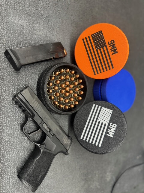 9mm Ammo Holder- 3D Printed Stackable Organizer