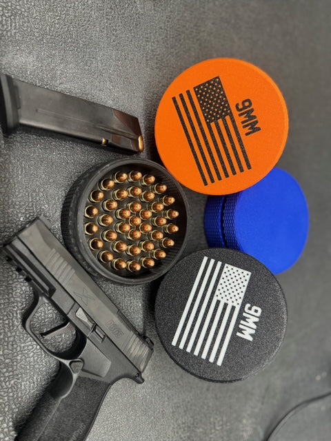 9mm Ammo Holder- 3D Printed Stackable Organizer