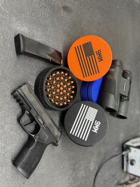 9mm Ammo Holder- 3D Printed Stackable Organizer