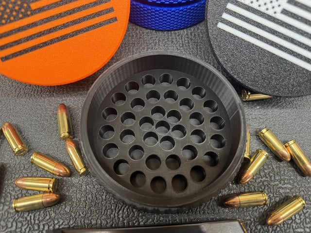 9mm Ammo Holder- 3D Printed Stackable Organizer
