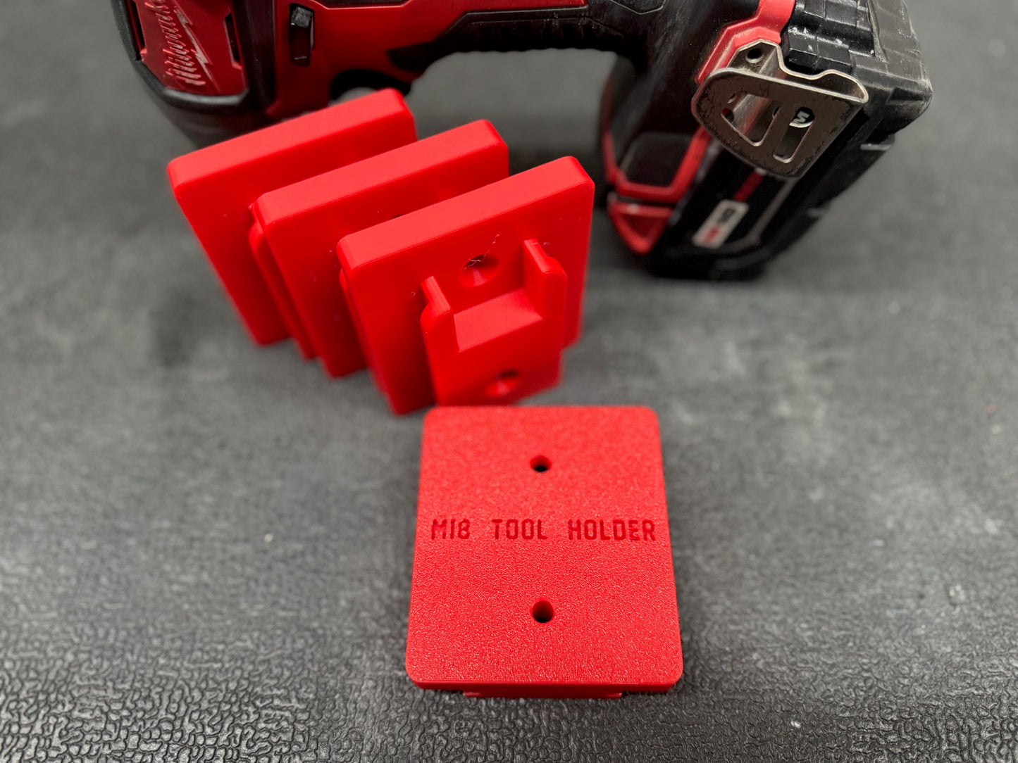 Milwaukee Tool Holder M18- 3D Printed Tool Holder