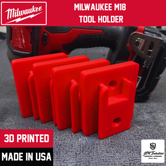 Milwaukee Tool Holder M18- 3D Printed Tool Holder