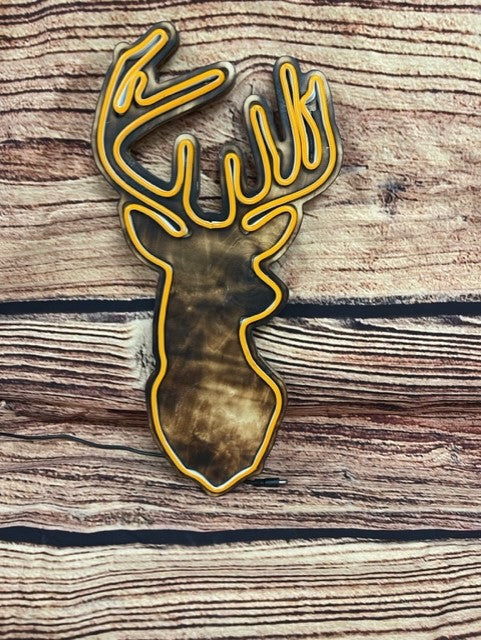 LED Neon Deer Buck Sign