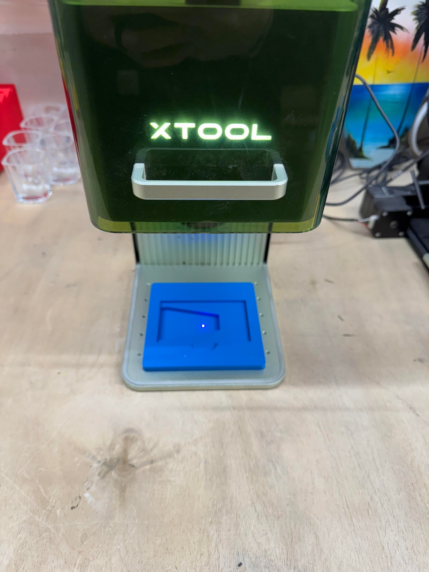 Metal Wallet Laser Jig- xTool F1 3D Printed Jig