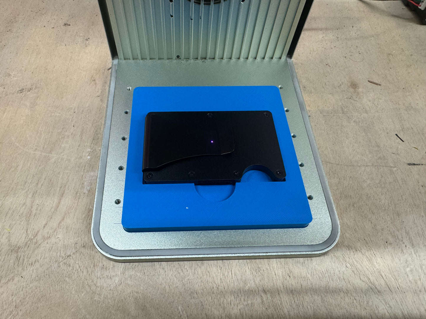 Metal Wallet Laser Jig- xTool F1 3D Printed Jig