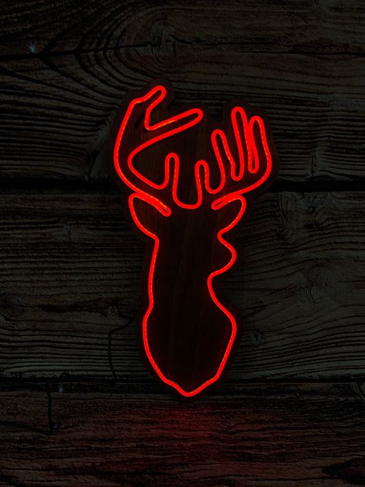 LED Neon Deer Buck Sign
