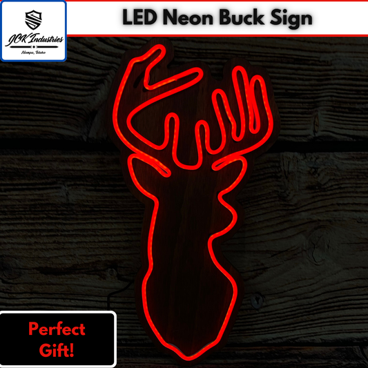 LED Neon Deer Buck Sign