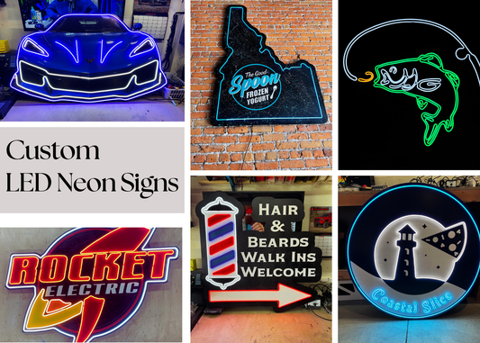 Custom LED Neon Signs- Any Logo, Name, Design!