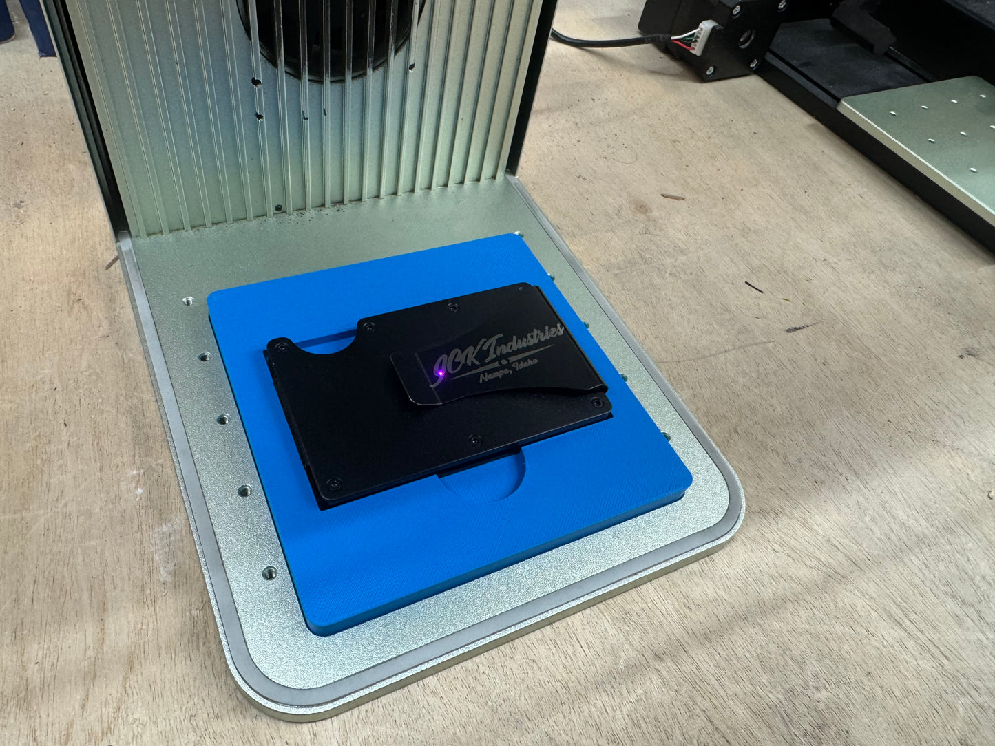 Metal Wallet Laser Jig- xTool F1 3D Printed Jig