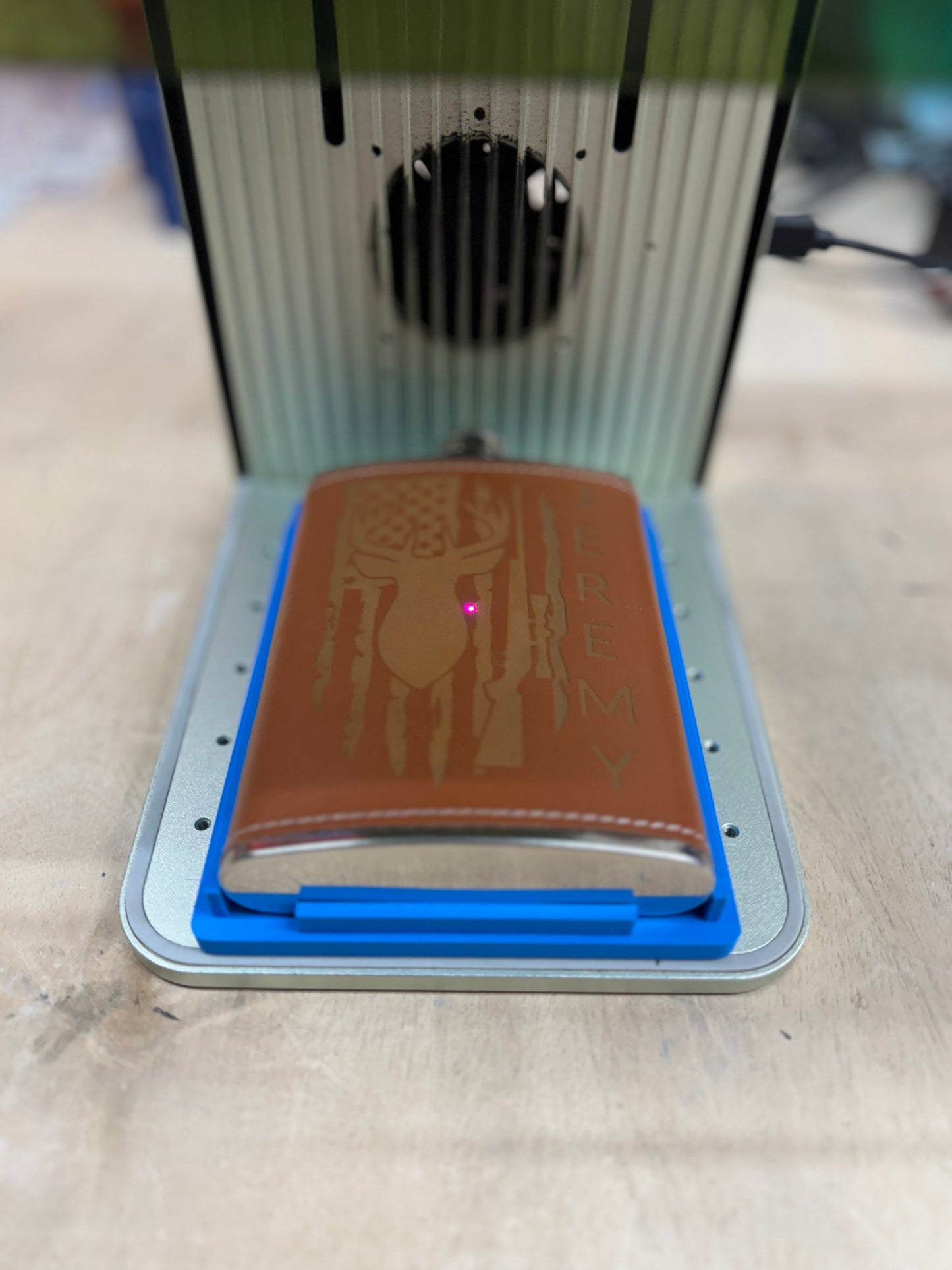 Flask Jig- xTool F1 3D Printed Jig