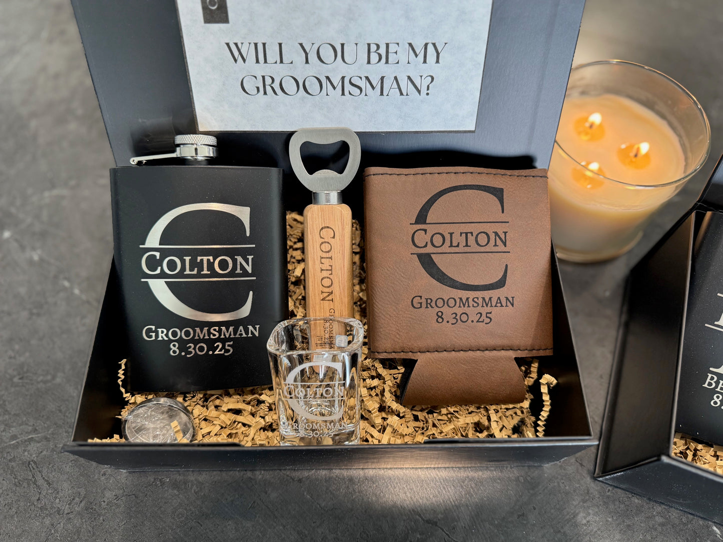 Groomsmen Proposal Box- Customizable