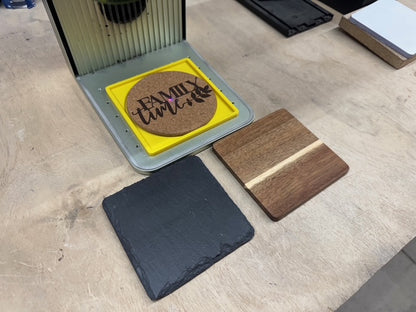 4" Coaster Laser Jig- xTool F1 3D Printed Jig