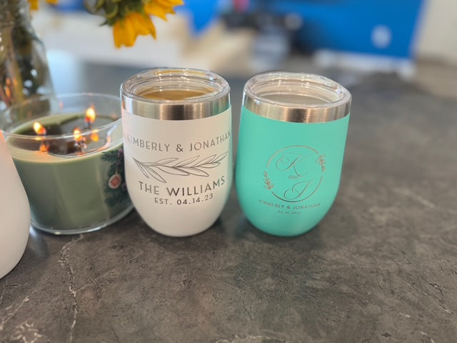 Personalized Wine Tumbler- Custom Engraved Gifts