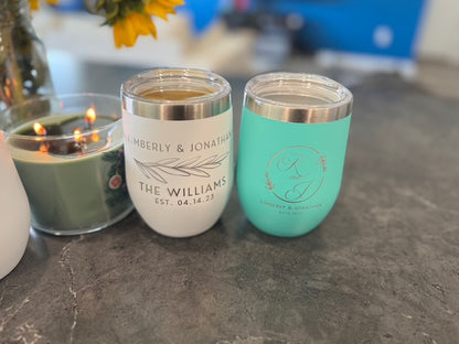 Personalized Wine Tumbler- Custom Engraved Gifts