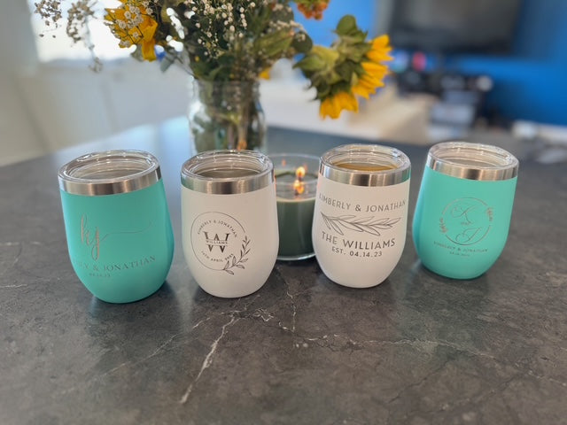 Personalized Wine Tumbler- Custom Engraved Gifts