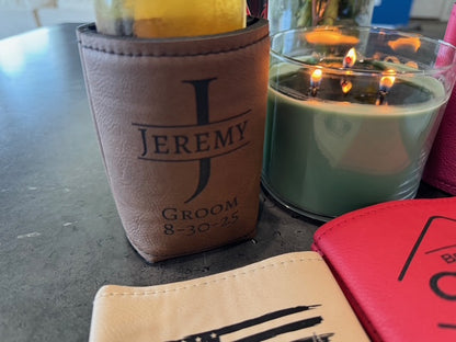 Personalized Drink Koozie- Custom Engraved Gifts