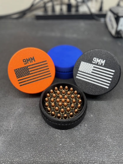 9mm Ammo Holder- 3D Printed Stackable Organizer