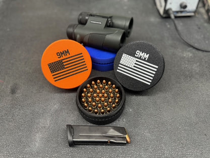 9mm Ammo Holder- 3D Printed Stackable Organizer