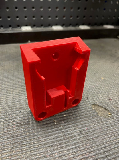Milwaukee M18 Battery Holder- 3D Printed Wall Mount Battery Holder