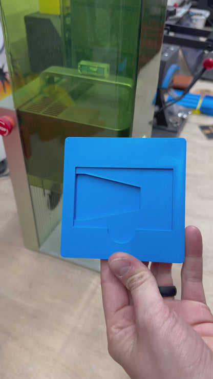 Metal Wallet Laser Jig- xTool F1 3D Printed Jig