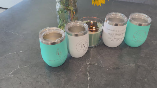 Personalized Wine Tumbler- Custom Engraved Gifts